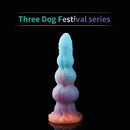 9.84in Knot Design Silicone Soft Big Silicone Large Thick Suction Cup Dildo