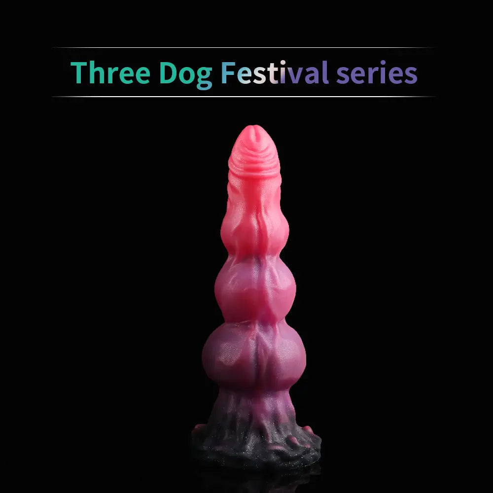 9.84in Knot Design Silicone Soft Big Silicone Large Thick Suction Cup Dildo