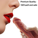9.84in Lifelike Dildo With Turtle Head Soft Vivid Sex Toy
