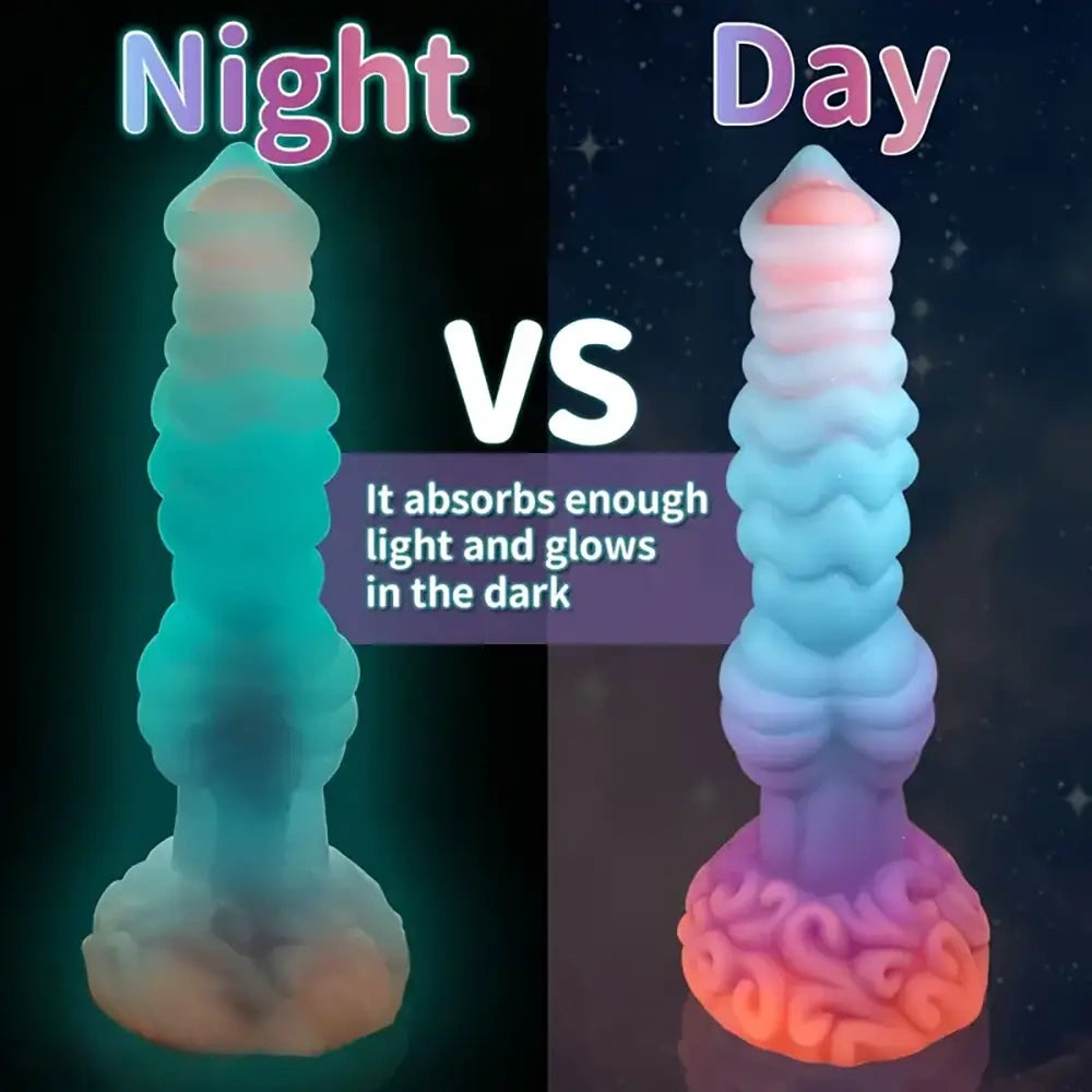 9.84in Liquid Silicone Beast Dog Knot Fantasy Soft Dildo Masturbator
