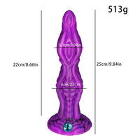 9.84in Monster Fantasy Liquid Silicone Dildo With Powerful Suction Cup