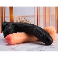 9.84in PVC Curved Big Anal Adult Sex Toy Real Lifelike Women Dildo