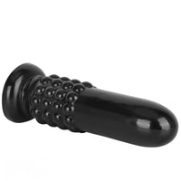 9.84in PVC Spiked Anal Plug Big Black Bold Design Dildo Couples Sex Toy