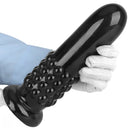 9.84in PVC Spiked Anal Plug Big Black Bold Design Dildo Couples Sex Toy
