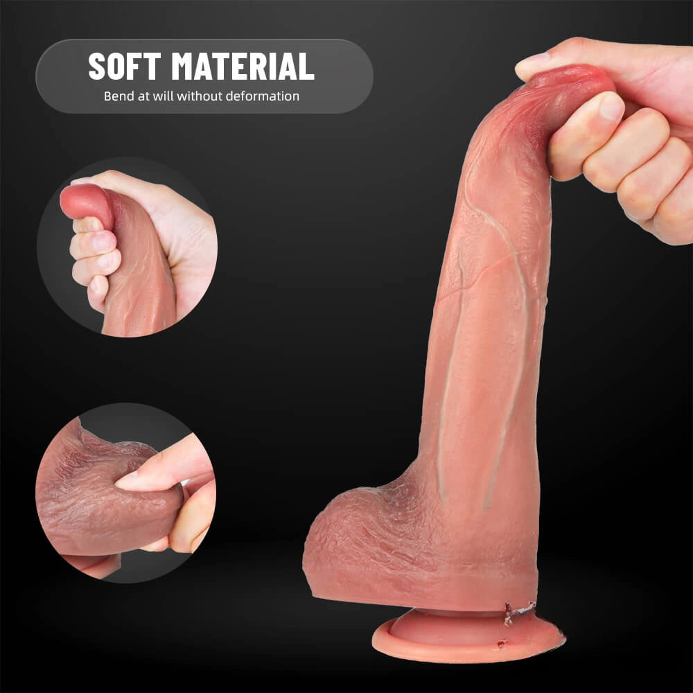 9.84in Realistic Big Soft Dildo For Women Gay Dildio Sex Toy