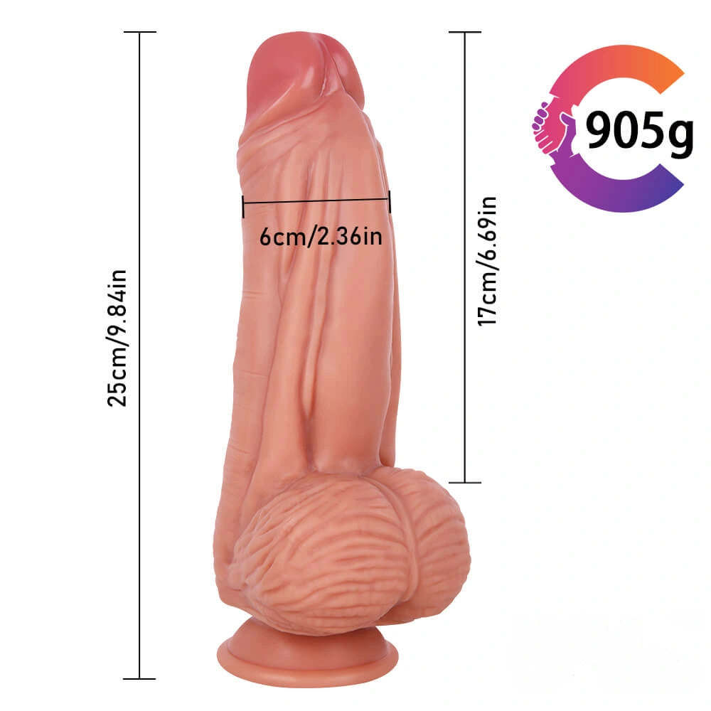 9.84in Realistic Big Thick Men Fucking Dildo For Women Sex Orgasm