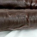 9.84in Realistic Double-Ended Liquid Silicone Flexible Ebony Large Dildo