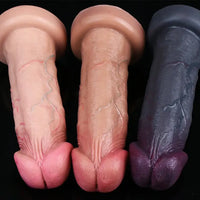 9.84in Realistic Huge Dildo Soft Silicone Sex Toy For Couples Sex
