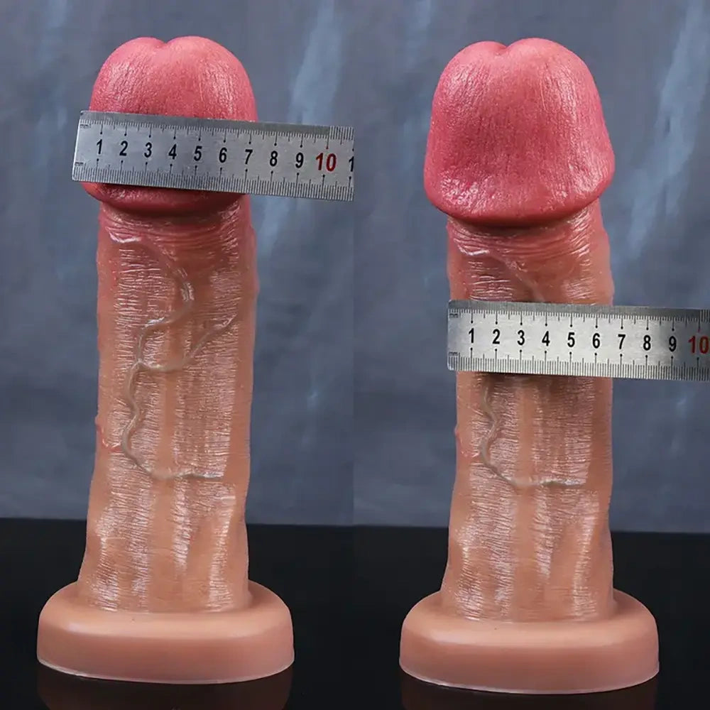 9.84in Realistic Huge Dildo Soft Silicone Sex Toy For Couples Sex