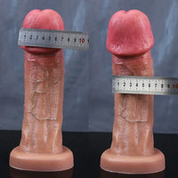 9.84in Realistic Huge Dildo Soft Silicone Sex Toy For Couples Sex