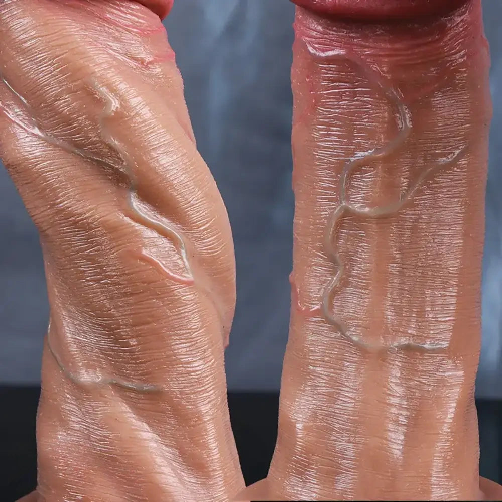 9.84in Realistic Huge Dildo Soft Silicone Sex Toy For Couples Sex