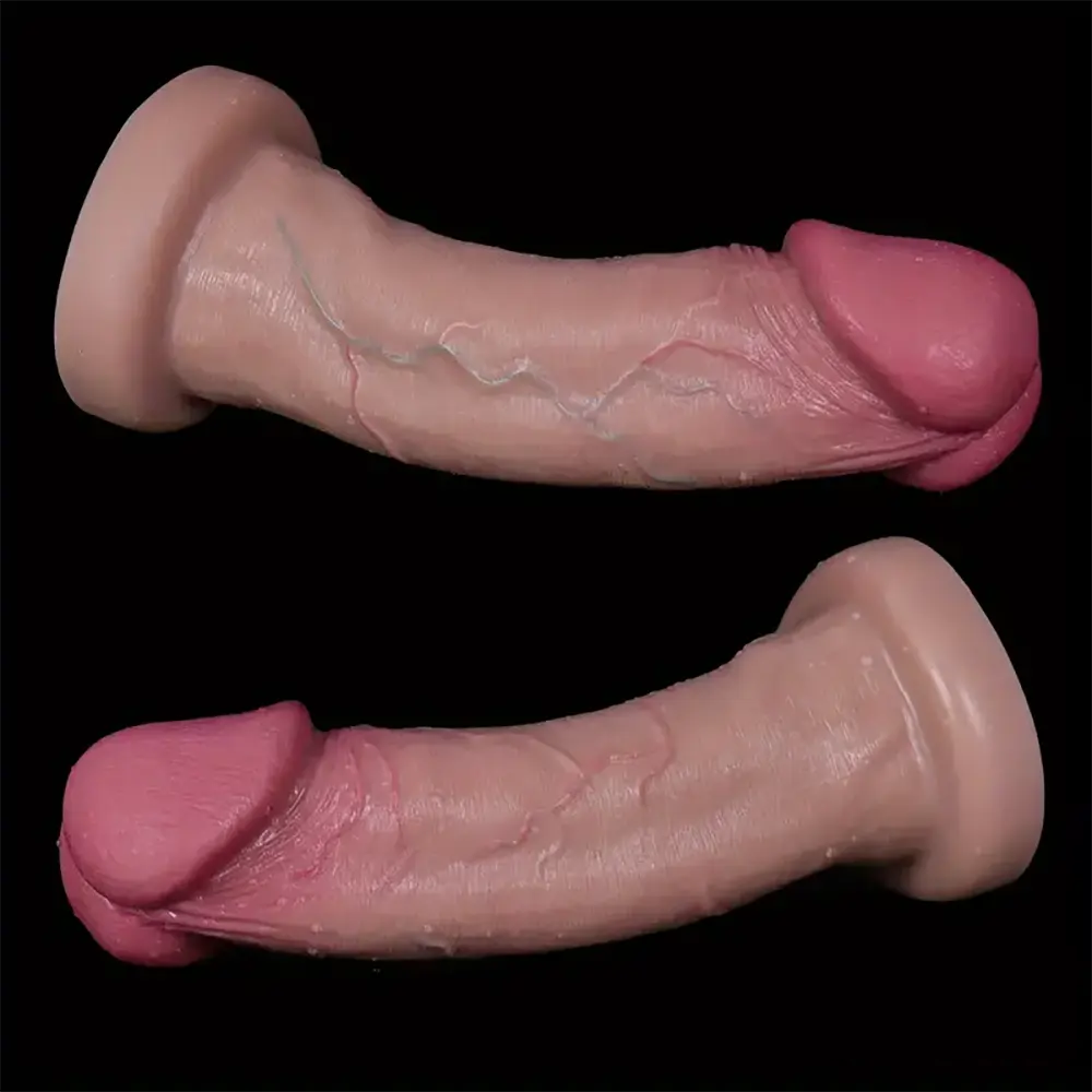 9.84in Realistic Silicone Soft Big Mushroom Head Lifelike Glans Dildo