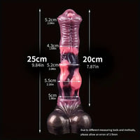 9.84in Realistic Silicone Soft Horse Cock Dildo For Lesbian Vaginal Sex