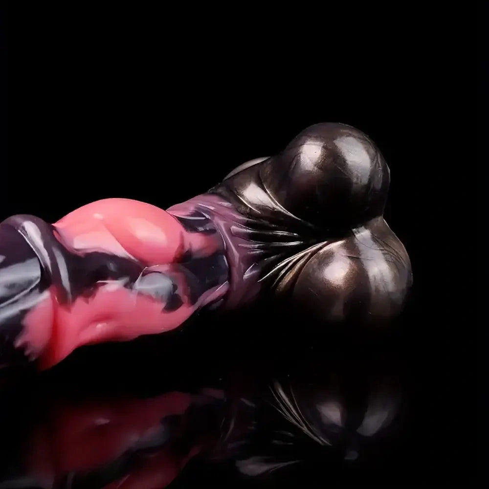 9.84in Realistic Silicone Soft Horse Cock Dildo For Lesbian Vaginal Sex