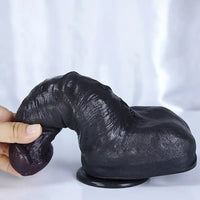 9.84in Realistic Skin Feeling Soft Big Penis Dildo Virgin Unisex Sex Toy