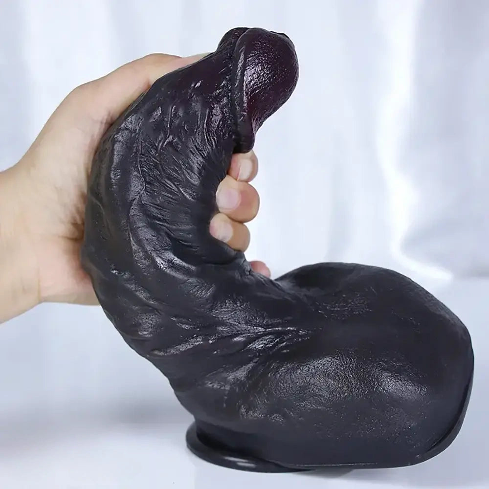 9.84in Realistic Skin Feeling Soft Big Penis Dildo Virgin Unisex Sex Toy