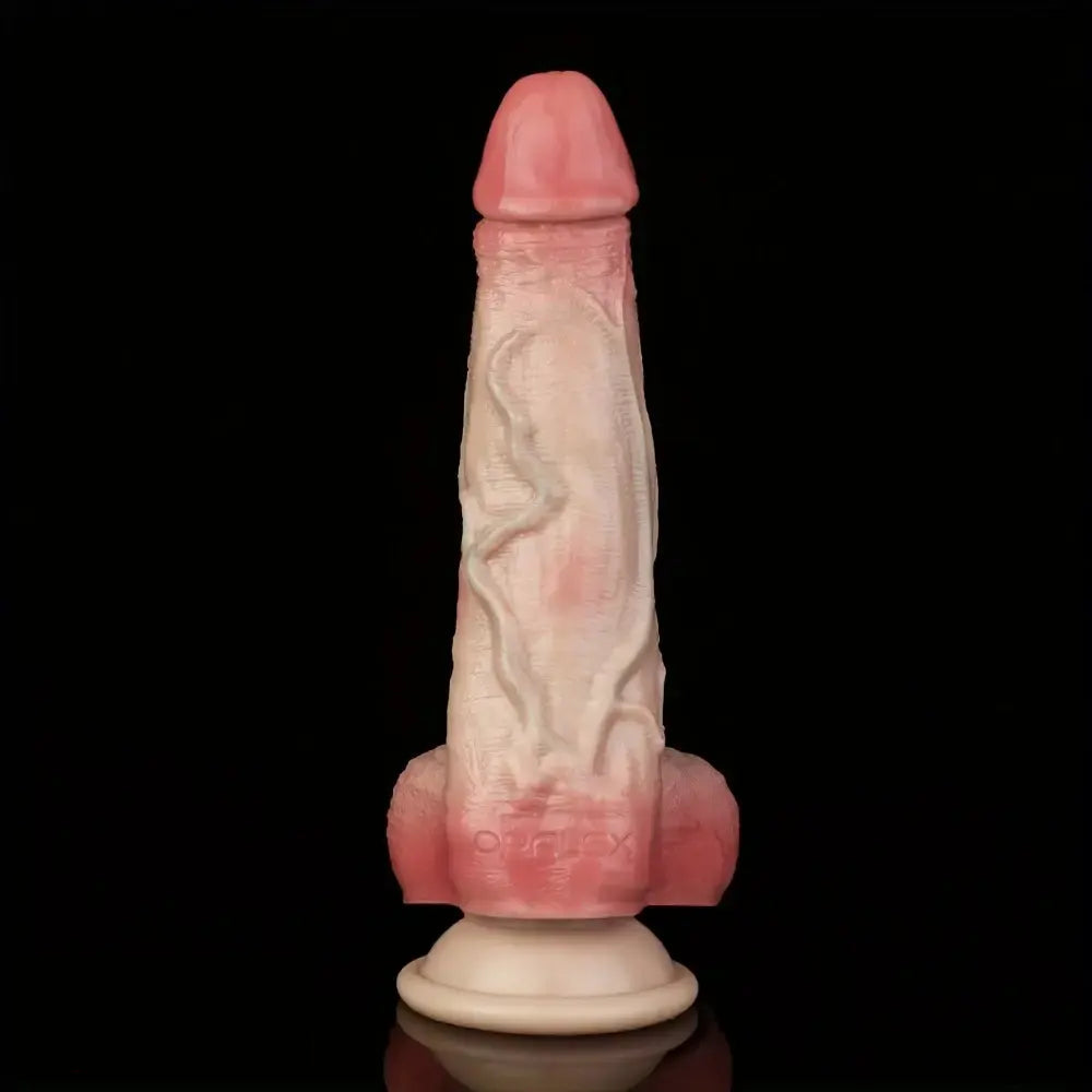 9.84in Realistic Slicky Dual Density Silicone Extension Dildo For Women