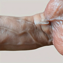 9.84in Realistic Soft Silicone Big Dildo For Men Women With Blue Veins