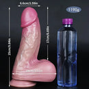 9.84in Realistic Texture Super Large Silicone Adult Novelty Play Dildo
