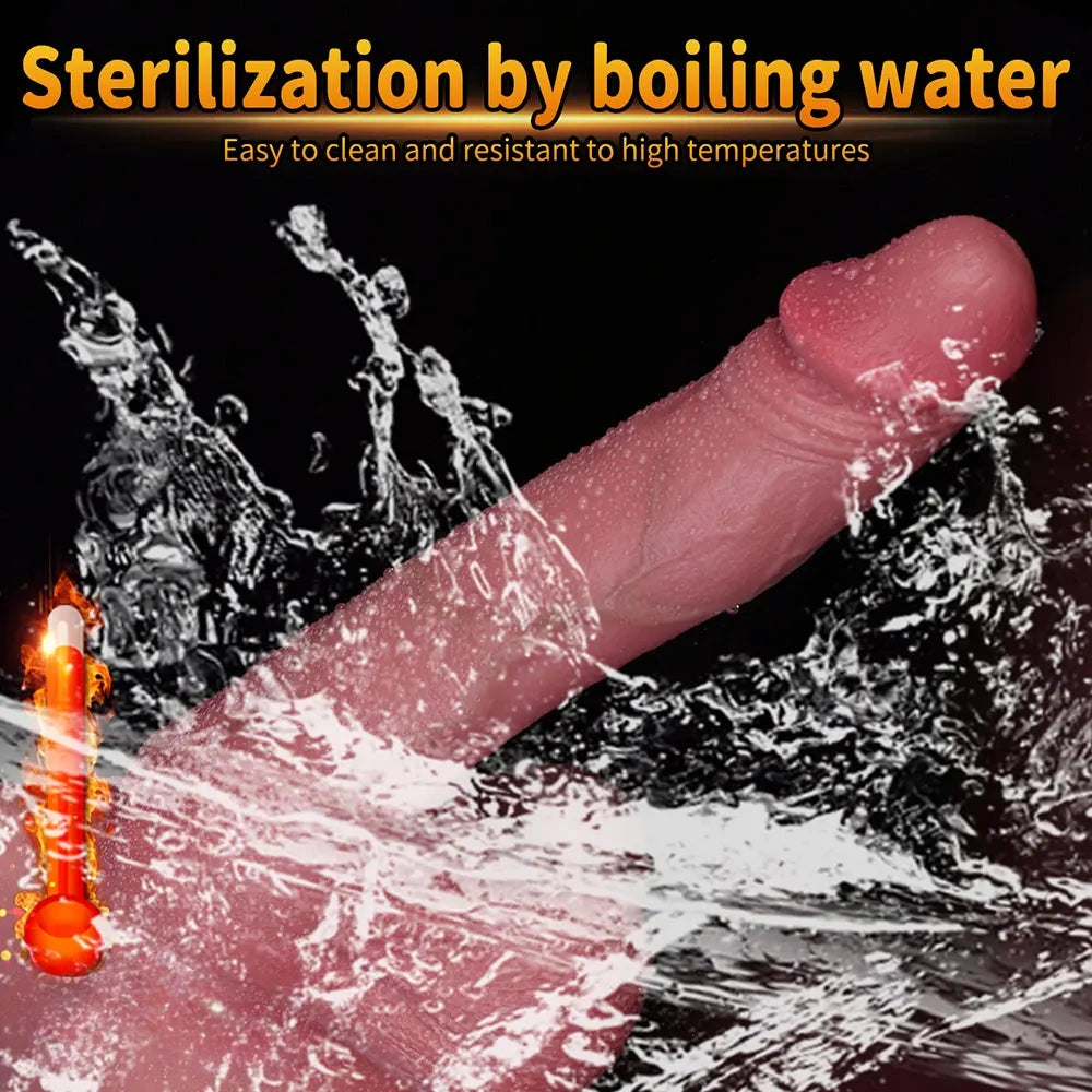 9.84in Silicone Big Strapon Hollow Dildo With Glans Penis For Women
