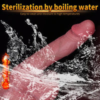 9.84in Silicone Big Strapon Hollow Dildo With Glans Penis For Women