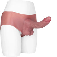 9.84in Silicone Big Strapon Hollow Dildo With Glans Penis For Women