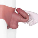 9.84in Silicone Big Strapon Hollow Dildo With Glans Penis For Women