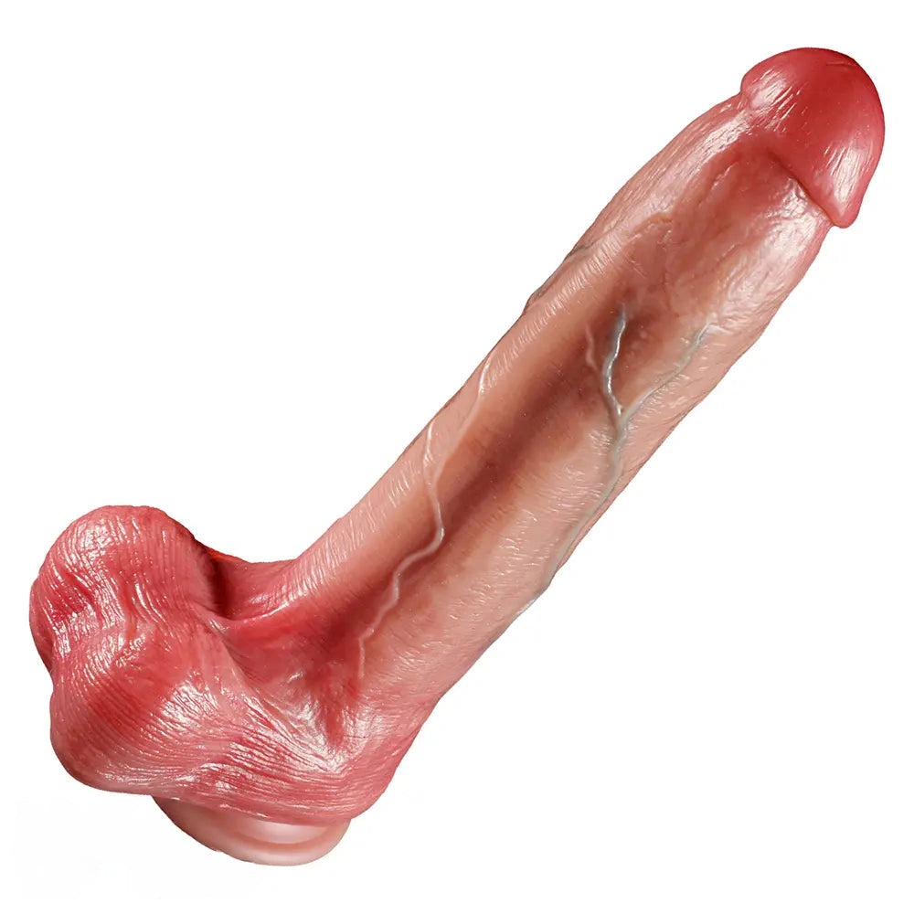 9.84in Silicone Electric Thrusting Vibrating Realistic Soft Dildo Heating Cock