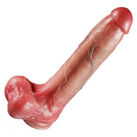 9.84in Silicone Electric Thrusting Vibrating Realistic Soft Dildo Heating Cock