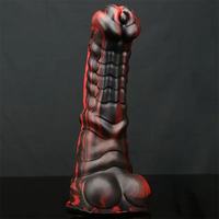 9.84in Silicone Horse Cock Soft Dildo Female Sex Toy For Couples