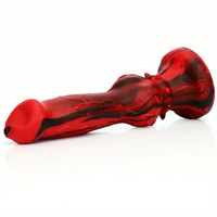 9.84in Silicone Soft Big Dog Knot Animal Dildo For Vaginal Massage