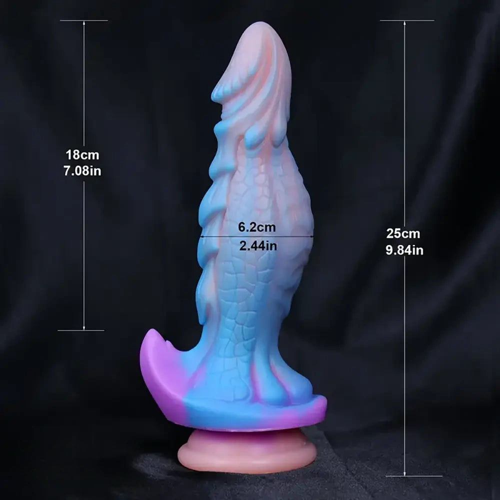 9.84in Soft Silicone Adult Sex Toy Big Dildo Monster Anal Plug Sexy Toy