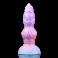 9.84in Squeeze Inflatable Alien Penis Animal Dog Dildo For Intimacy Game