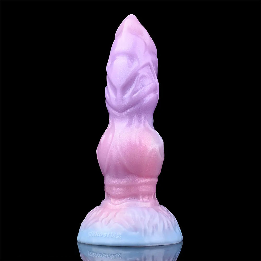 9.84in Squeeze Inflatable Alien Penis Animal Dog Dildo For Intimacy Game
