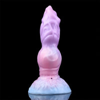 9.84in Squeeze Inflatable Alien Penis Animal Dog Dildo For Intimacy Game