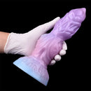 9.84in Squeeze Inflatable Alien Penis Animal Dog Dildo For Intimacy Game
