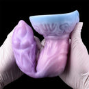 9.84in Squeeze Inflatable Alien Penis Animal Dog Dildo For Intimacy Game