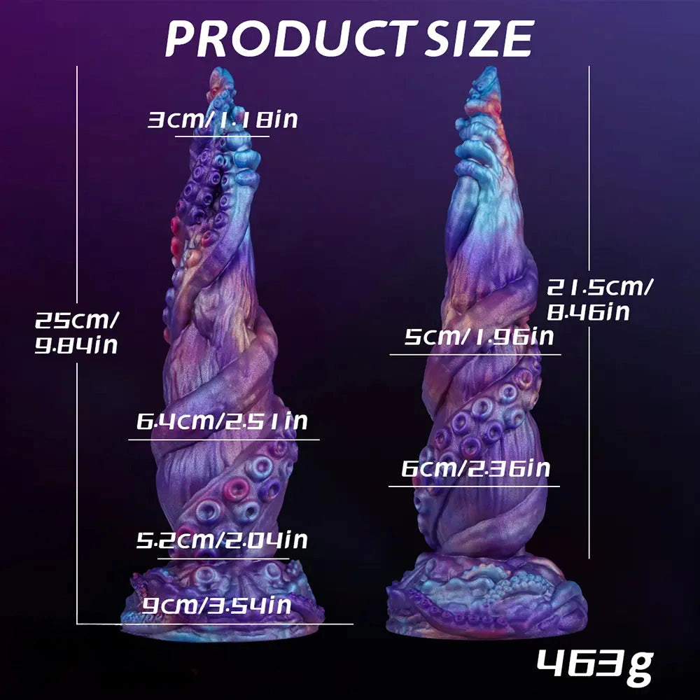 9.84in Tentacle Fantasy Big Dildo For G-Spot Stimulation Adult Masturbation