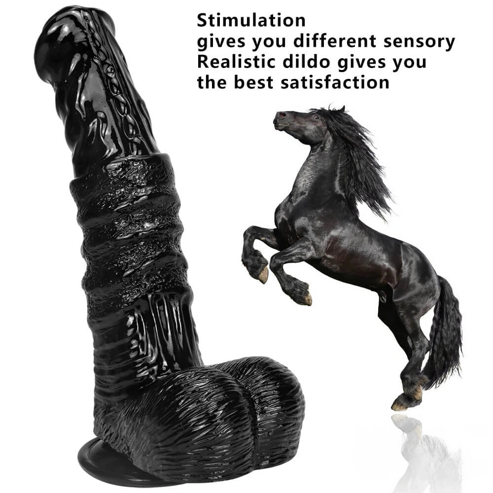 9.84in Thick Huge Animal Horse Cock Dildo For Vagina Fucking Toy