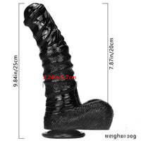 9.84in Thick Huge Animal Horse Cock Dildo For Vagina Fucking Toy
