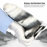 9.84in Thick Wide Dildo PVC Extended Realistic Penis For Clitoris Anal Play