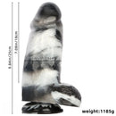 9.84in Thick Wide Dildo PVC Extended Realistic Penis For Clitoris Anal Play