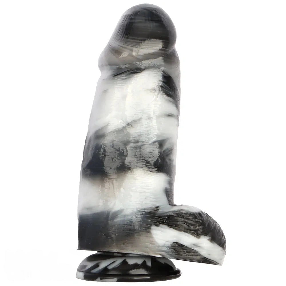 9.84in Thick Wide Dildo PVC Extended Realistic Penis For Clitoris Anal Play
