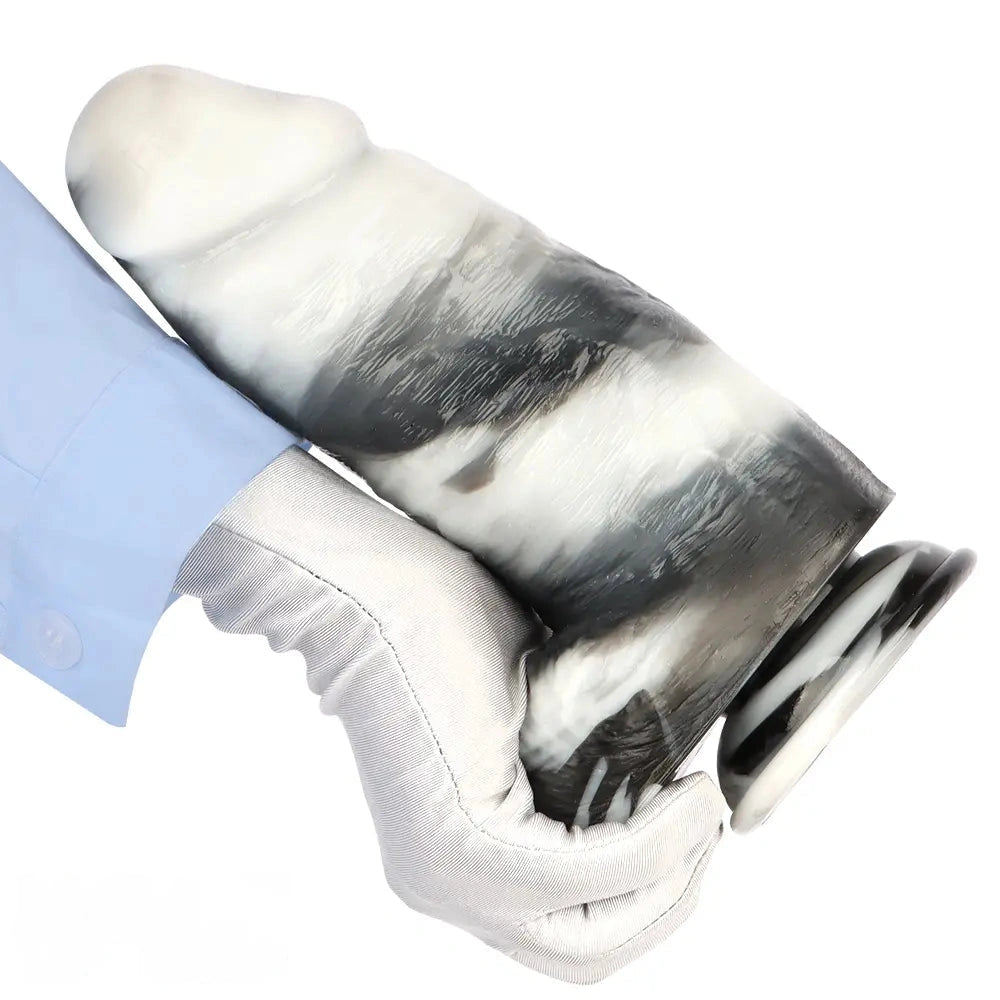 9.84in Thick Wide Dildo PVC Extended Realistic Penis For Clitoris Anal Play