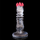 9.88in Ovipositor Egg Laying Inflatable Big Dildo Silicone Penis Simulator