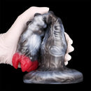 9.88in Ovipositor Egg Laying Inflatable Big Dildo Silicone Penis Simulator