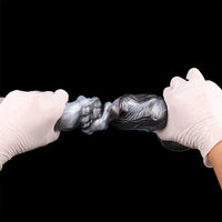 9.88in Ovipositor Egg Laying Inflatable Big Dildo Silicone Penis Simulator