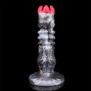 9.88in Ovipositor Egg Laying Inflatable Big Dildo Silicone Penis Simulator