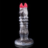 9.88in Ovipositor Egg Laying Inflatable Big Dildo Silicone Penis Simulator