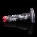 9.88in Ovipositor Egg Laying Inflatable Big Dildo Silicone Penis Simulator